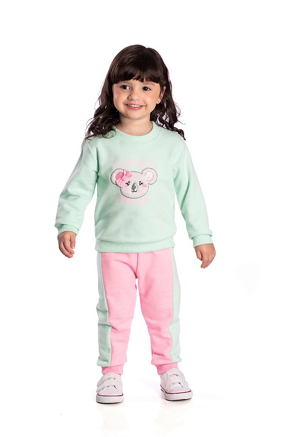 Conjunto Moletom Adorável E Meiga Jaca Lele