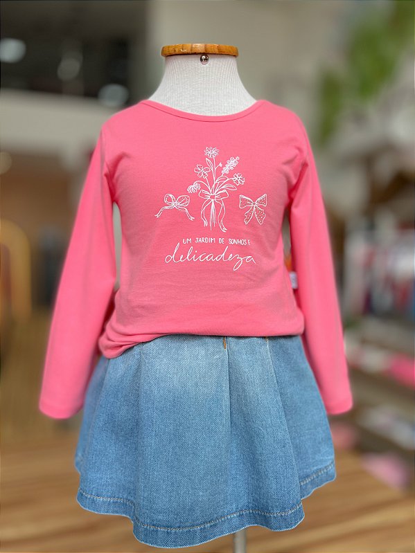 Blusa Infantil Delicadeza Jaca Lele