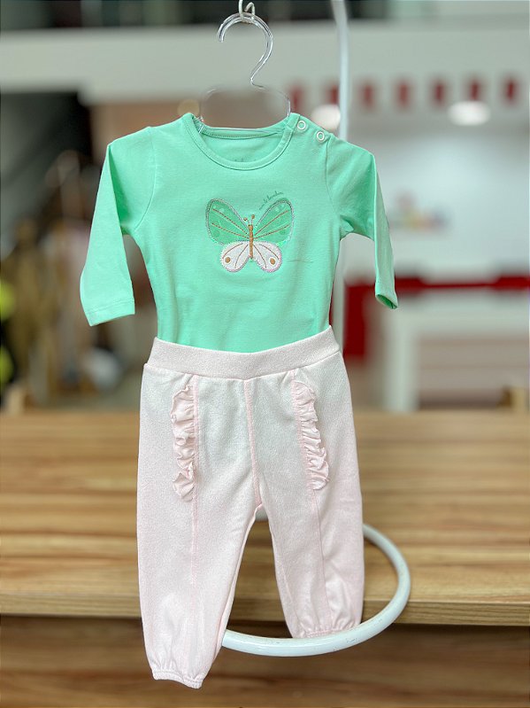 Conjunto Bebe Borboleta Nini E Bambine