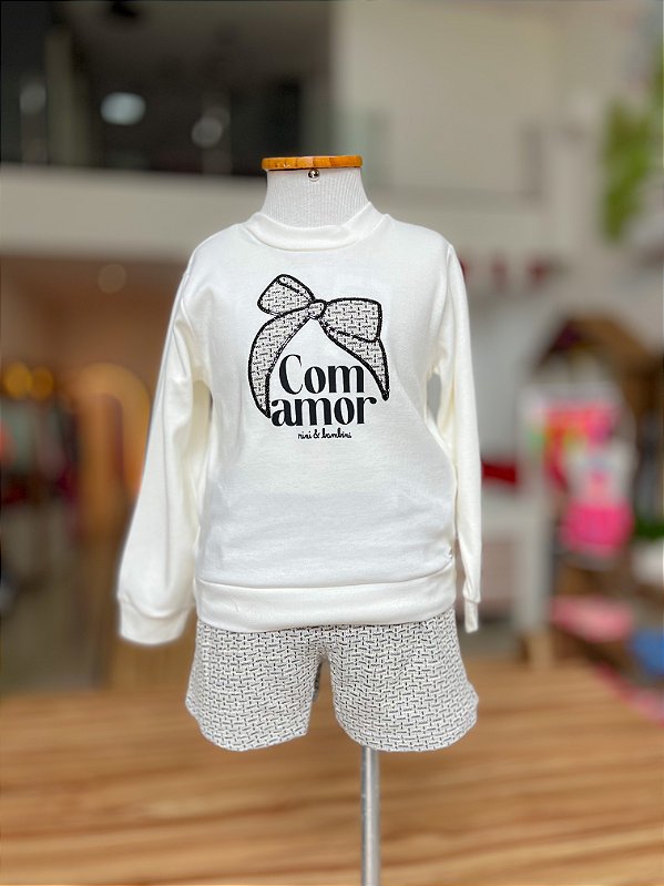 Conjunto Infantil Com Amor Jaca Lele