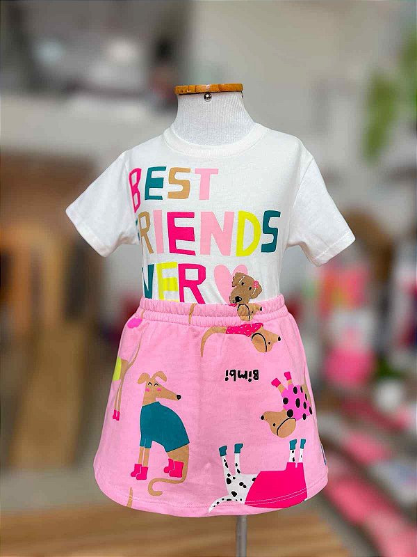 Conjunto Infantil Best Friends Cachorrinhos Bimbi