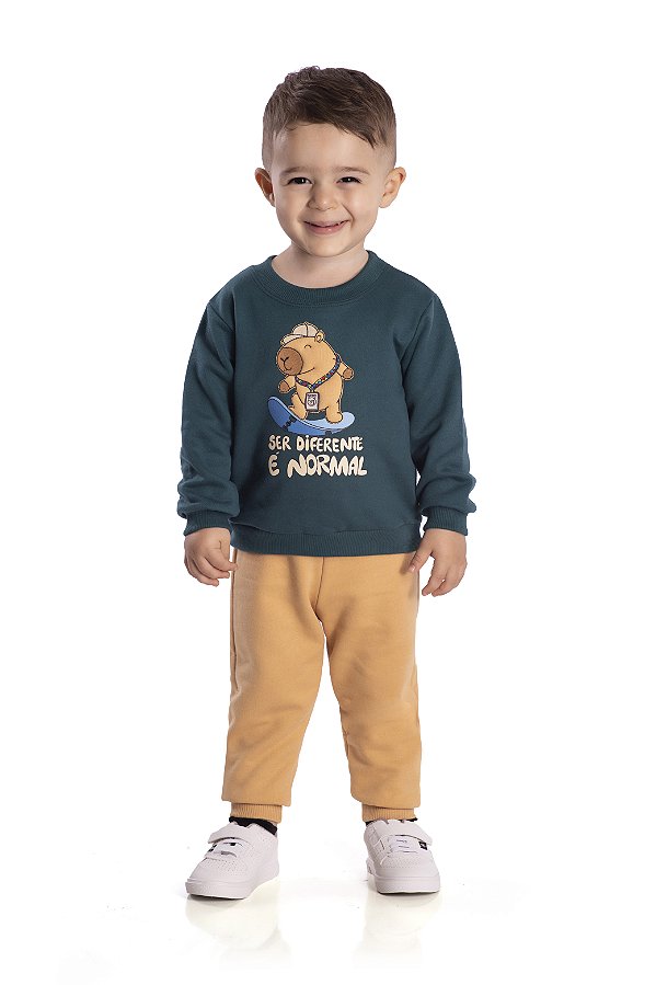 Conjunto Infantil Capivara Skate Jaca Lele