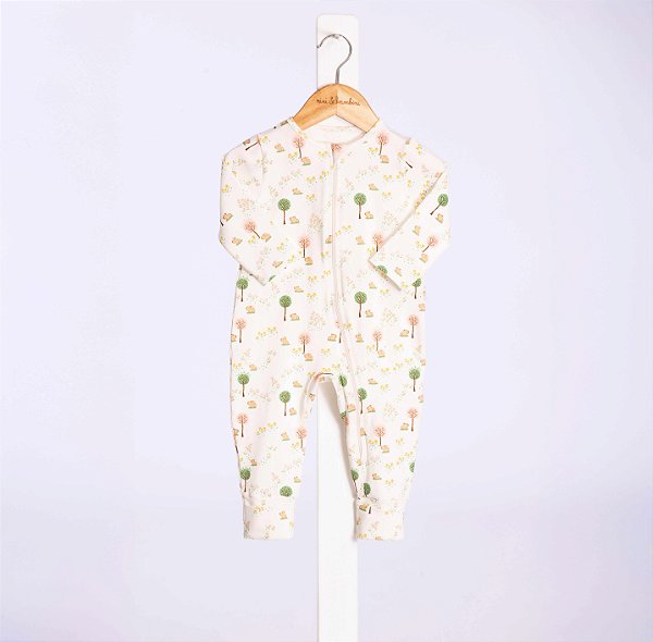 Macacao Bebe Floresta Capivara Nini Bambine