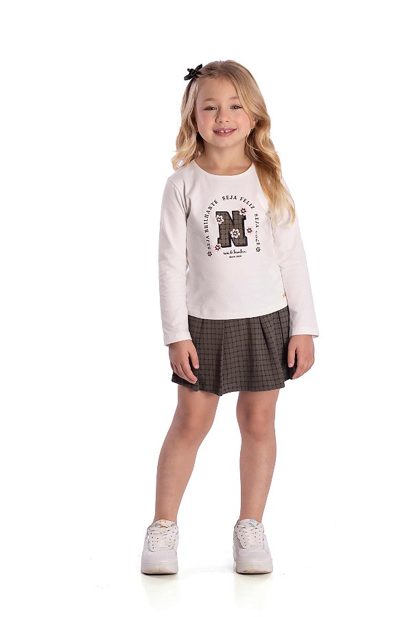 Conjunto Infantil Seja Feliz