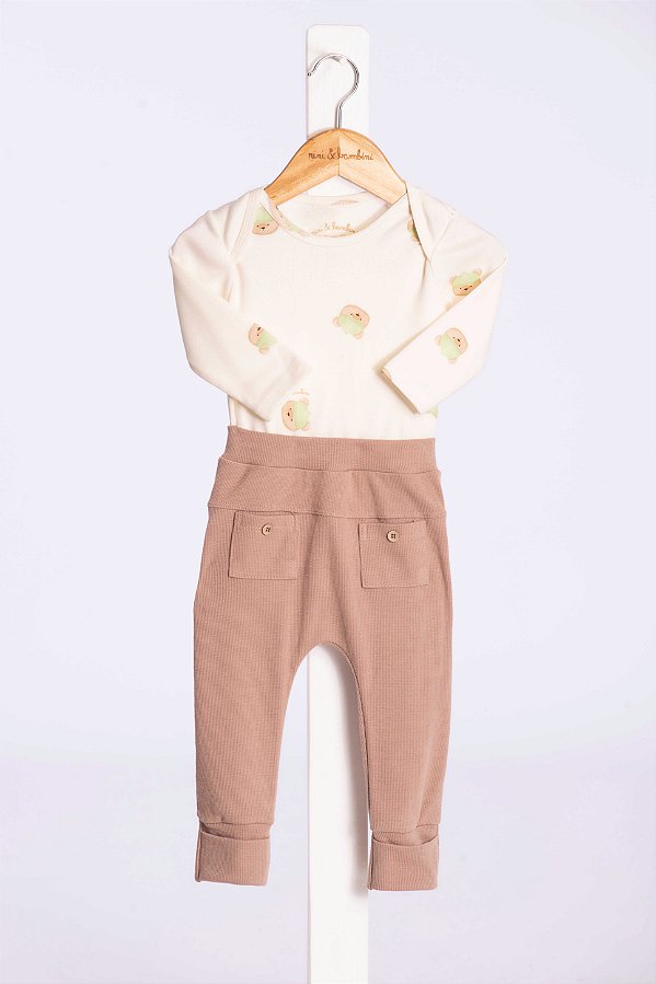 Conjunto Bebe Urso Touca Nini Bambine