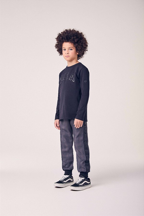 Camiseta Infantil U.s.a Preta Youccie