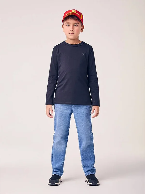 Camiseta Infantil Essencial Preta Youccie