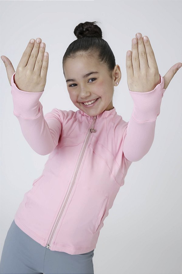 Jaqueta Fitness Malu Rosa Siri