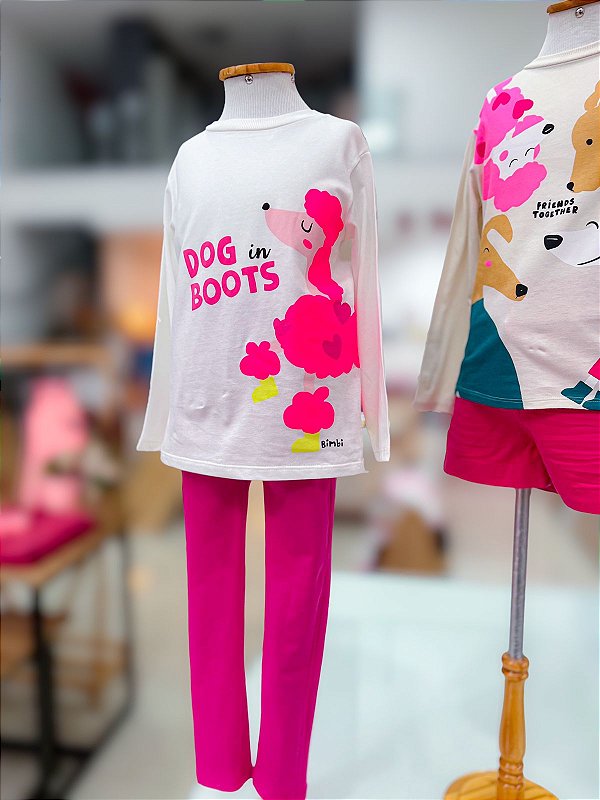 Conjunto Infantil Poodle Boots Bimbi