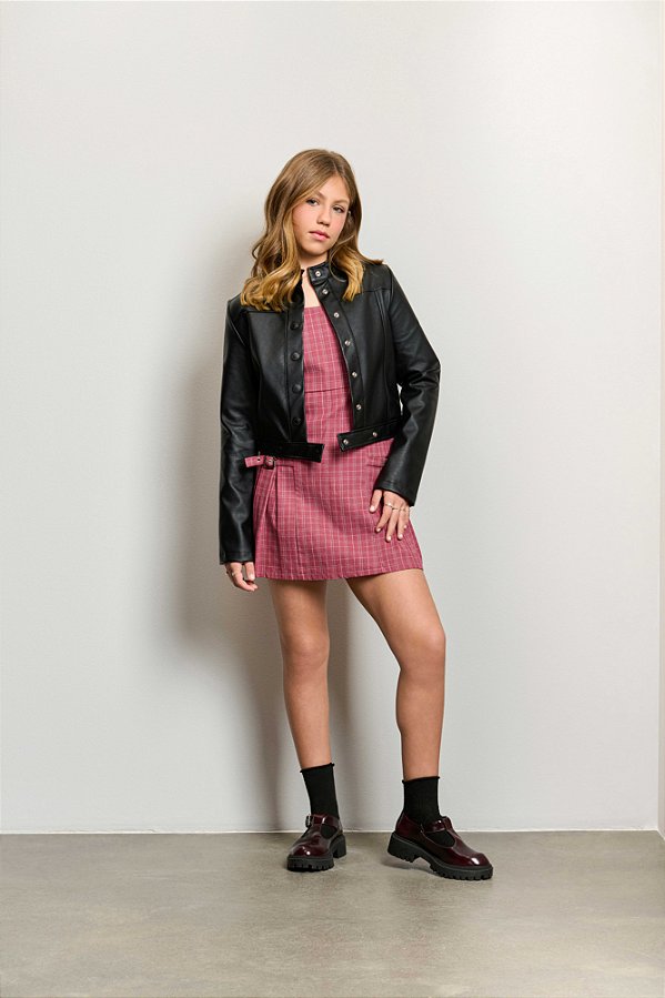 Jaqueta Couro Preto Authoria