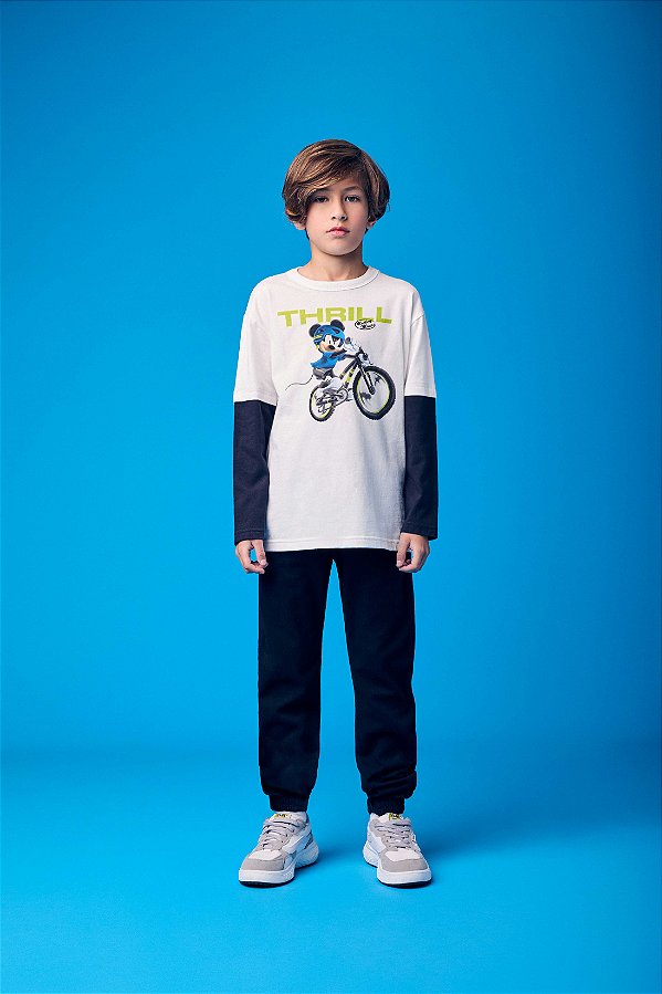 Calça Infantil Sarja Preto Youccie