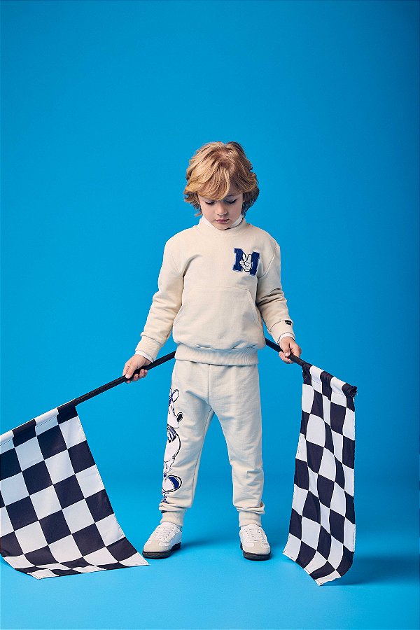 Conjunto Infantil Vanilla Bege Mickey