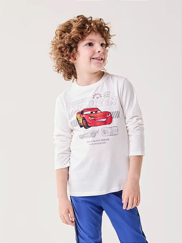 Camiseta Infantil Carros Macquenn Bimbi
