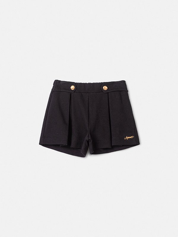 Shorts Infantil Essentials Preto Anime