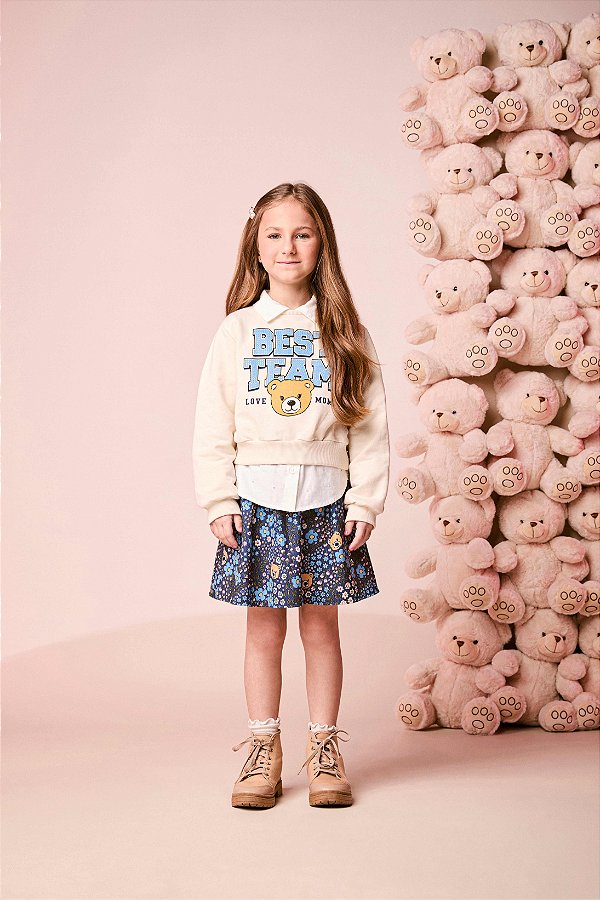 Conjunto Infantil Best Team Ursinho Momi