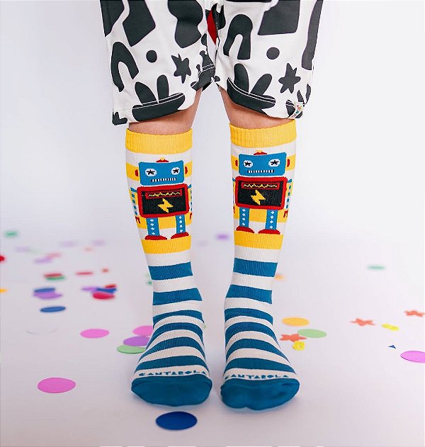 Meia 3/4 Robotinique 3/4 Cantarola