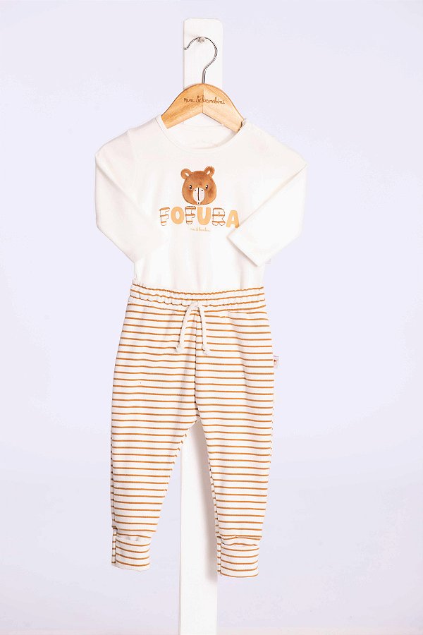 Conjunto Bebe Ursinho Fofura Nini Bambine