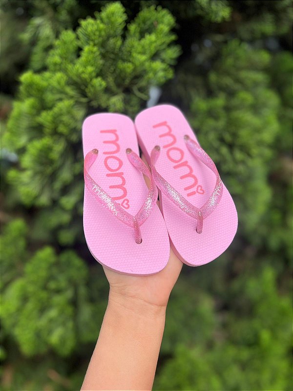 Chinelo Havai Infantil Momi Rosa