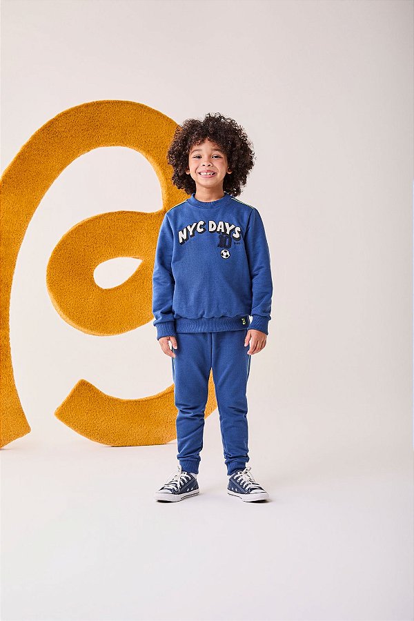 Conjunto Infantil Moletom Nwc Days Bimbi