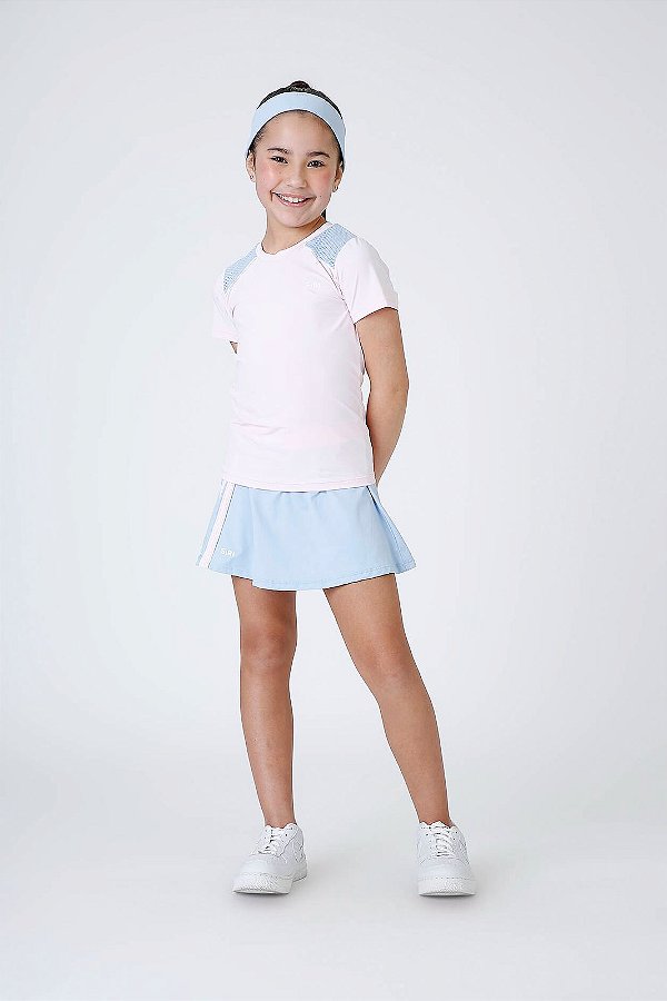 Blusa Esportiva Laila Rosa/azul Siri