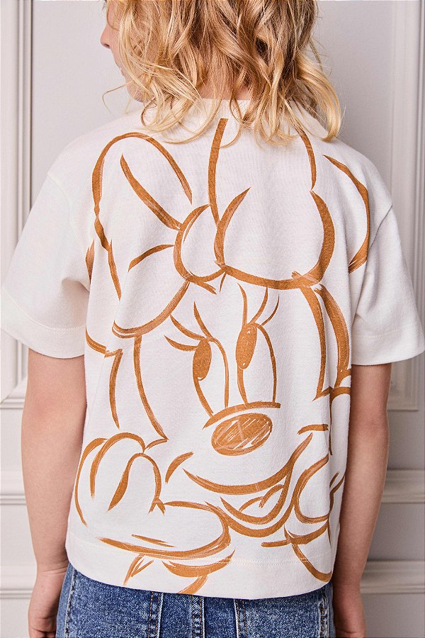 Blusa Infantil Minnie Toffee Perola Anime