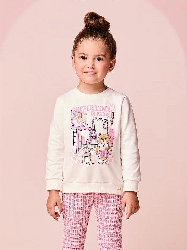 Conjunto Infantil Ursinha Paris Momi