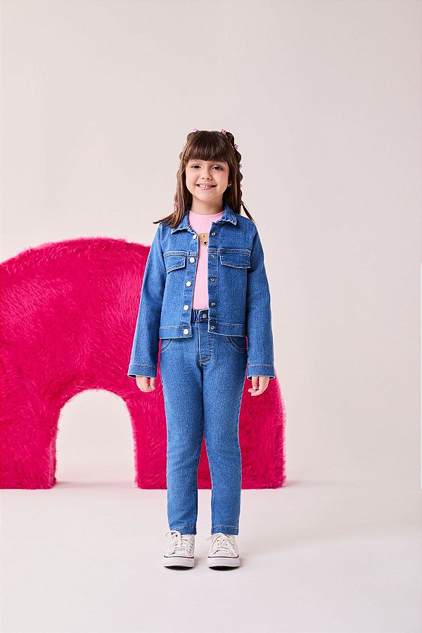 Jaqueta Jeans Infantil Essencial Bimbi