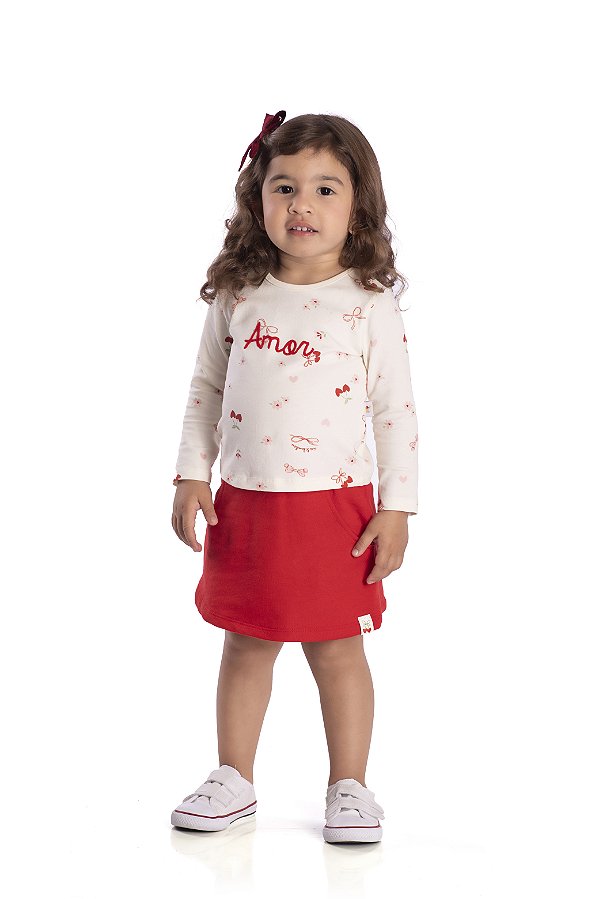 Conjunto Infantil Amor Nini E Bambini