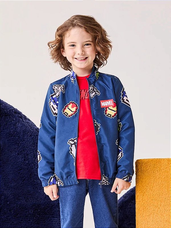 Jaqueta Marvel Infantil Avengers Bimbi