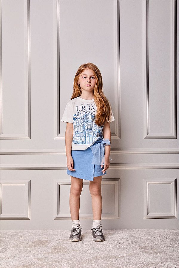 Conjunto Infantil Urban Blossom Azul Anime