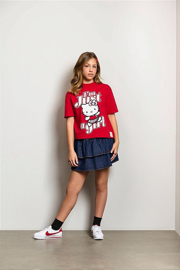 T-shirt Hello Kitty Vermelho Authoria