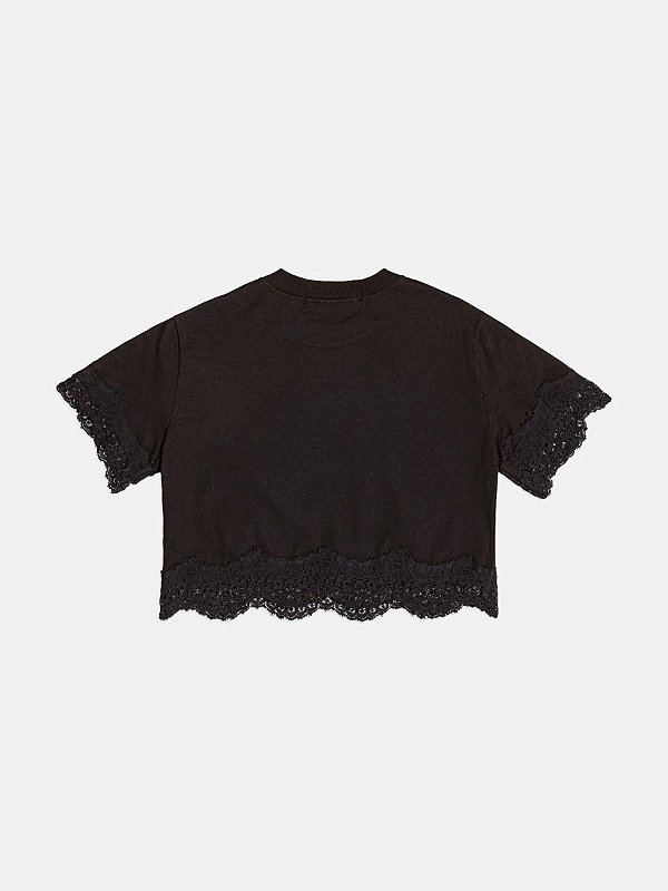 Blusa Com Renda Preto Authoria
