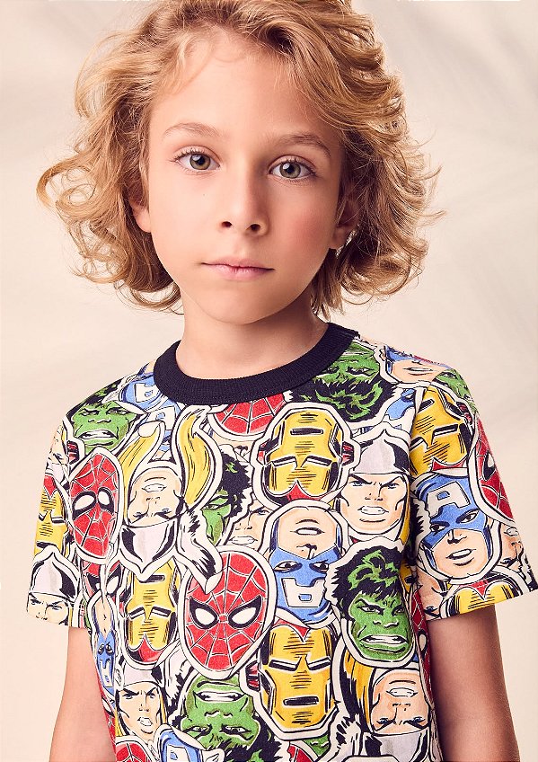 Conjunto Infantil Marvel Stickers