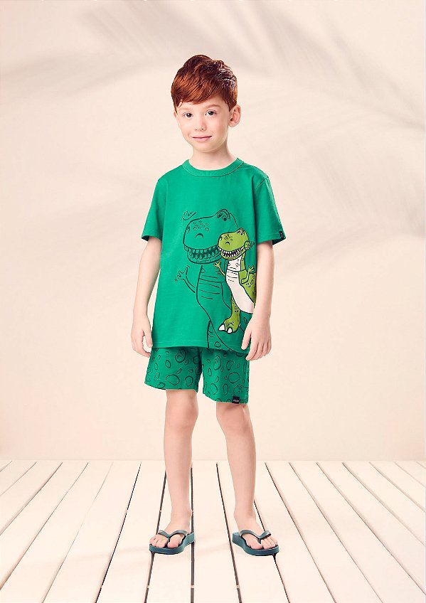 Conjunto Infantil Verde Rex Toy Story Youccie
