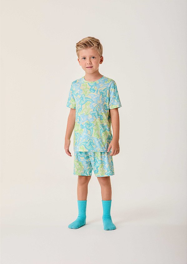 Pijama Infantil Dinossauro Bimbi
