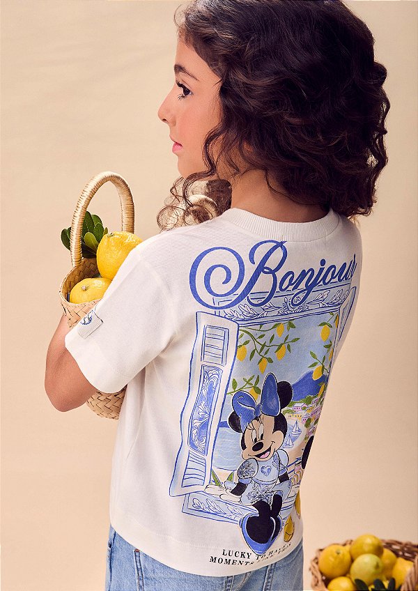 Blusa Infantil Minnie/mickey Nonjour Anime