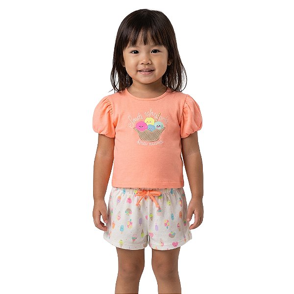 Conjunto Infantil Sorvete Refrescante Jaca Lelé