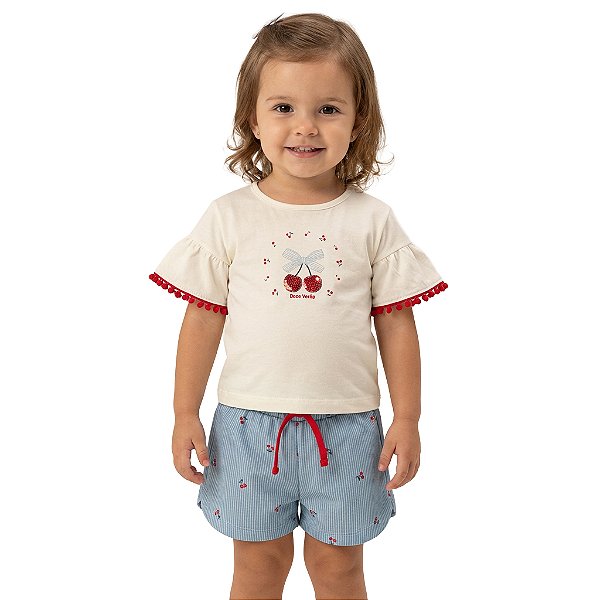Conjunto Infantil Doce Verão Jaca lele