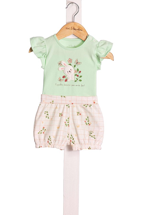 Conjunto Bebe Coelhinho Nini Bambine