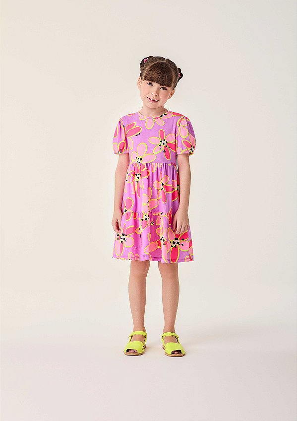 Vestido Infantil Floral Summer Bimbi