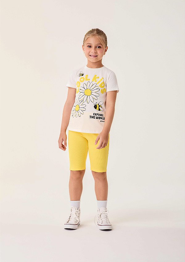 Conjunto Infantil Cool Kids Floral Bimbi