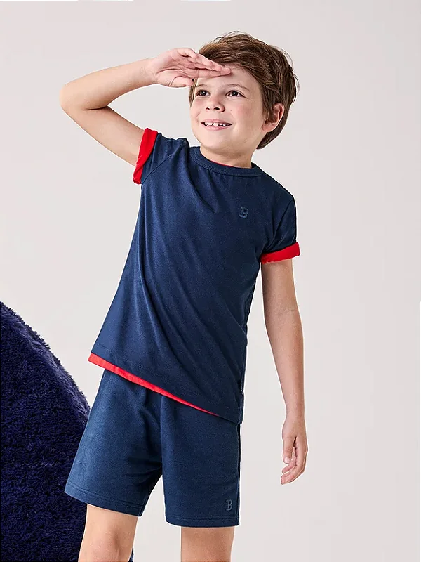 Camiseta Essencial Marinho Bimbi