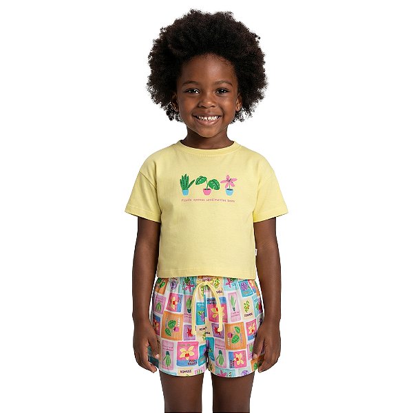 Conjunto Infantil Plantinhas Jaca Lele