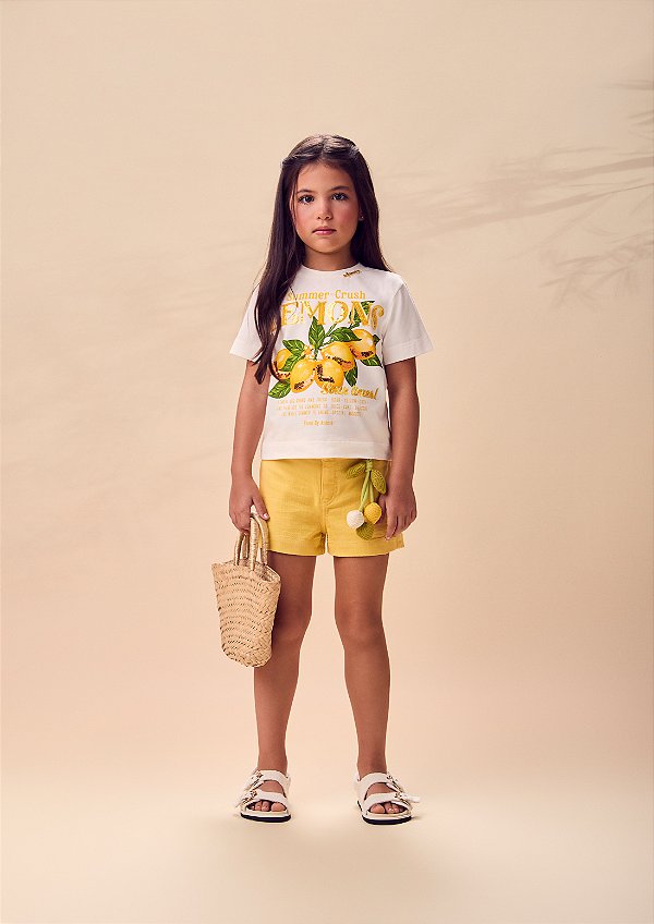 Blusa Infantil Lemons Perola Anime