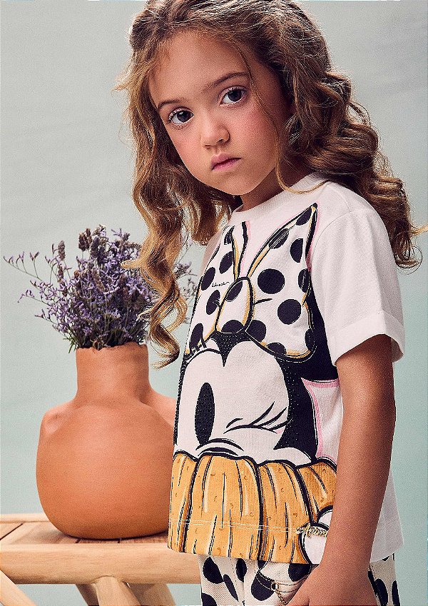 Blusa Infantil Minnie Croissants Anime