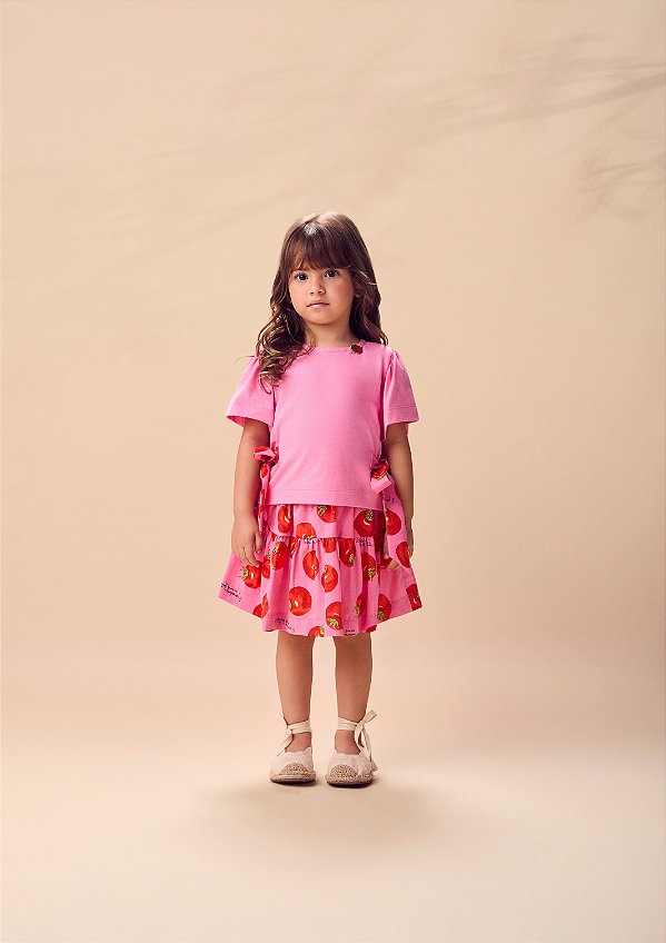 Conjunto Infantil Pink Tomates Anime