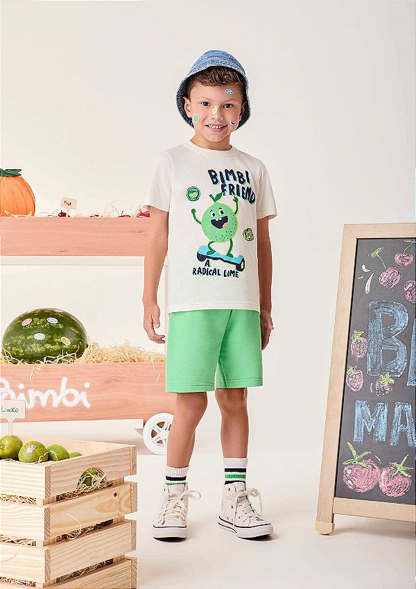 Conjunto Infantil Limão Radical Bimbi