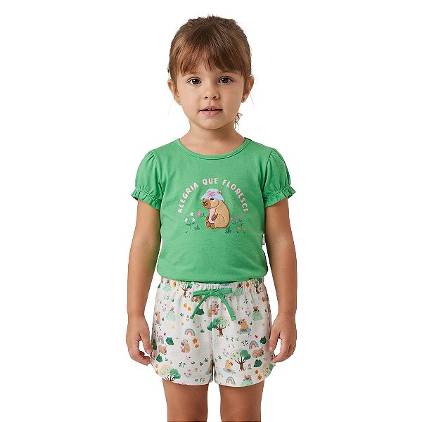 Conjunto Infantil Capivara Alegria Jaca Lele