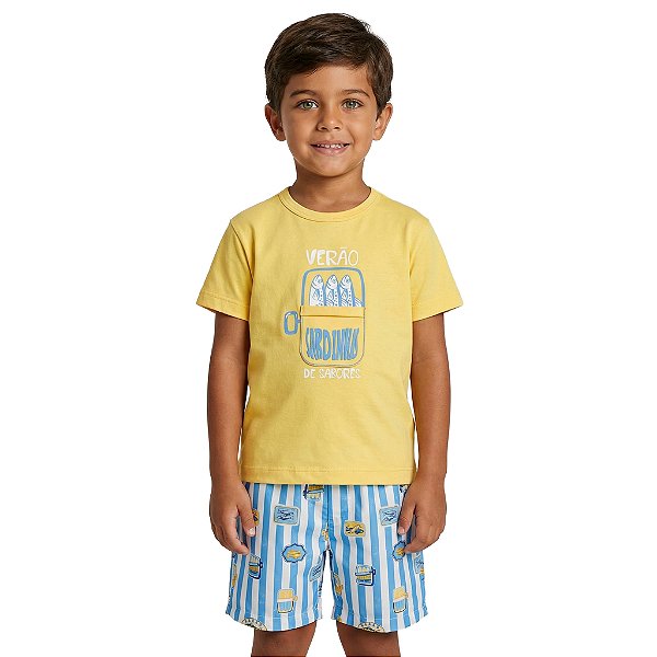 Conjunto Infantil Sardinhas Jaca Lele