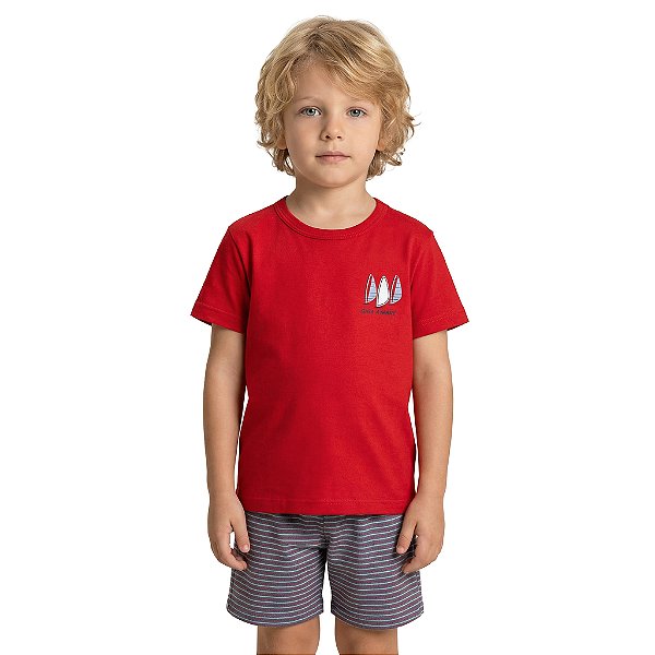 Conjunto Infantil Siga A Maré Jaca Lele